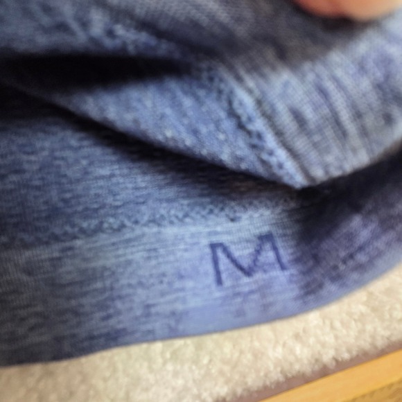 Lululemon Metal Vent‎ Tech Atletic Shirt Men's Medium Blue - Picture 5 of 5